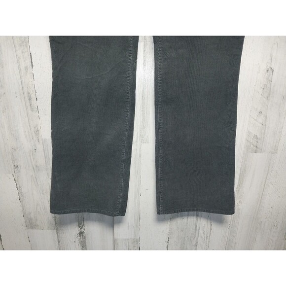 Eddie Bauer Curvy Bootcut Cords Women's Size 18 Gray Corduroy Pants - Picture 2 of 6